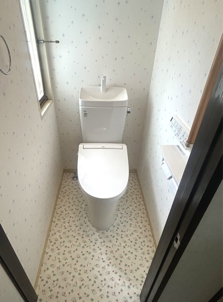 仙台市泉区 S様 トイレ交換・階段手摺設置 施工事例