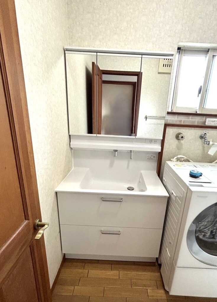 仙台市泉区 Y様 洗面化粧台交換工事 施工事例